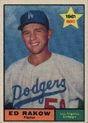 1961 Topps Baseball Cards      147     Ed Rakow